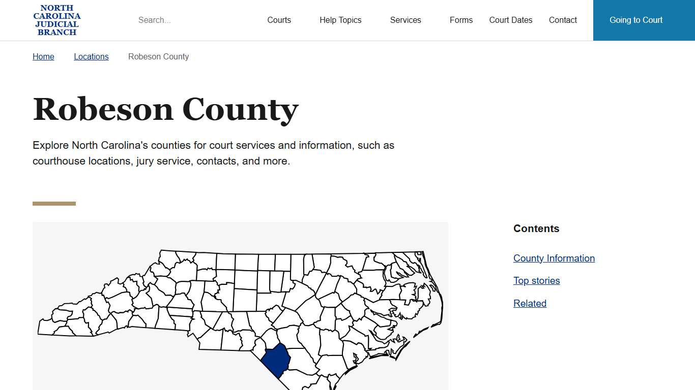 Robeson County | North Carolina Judicial Branch