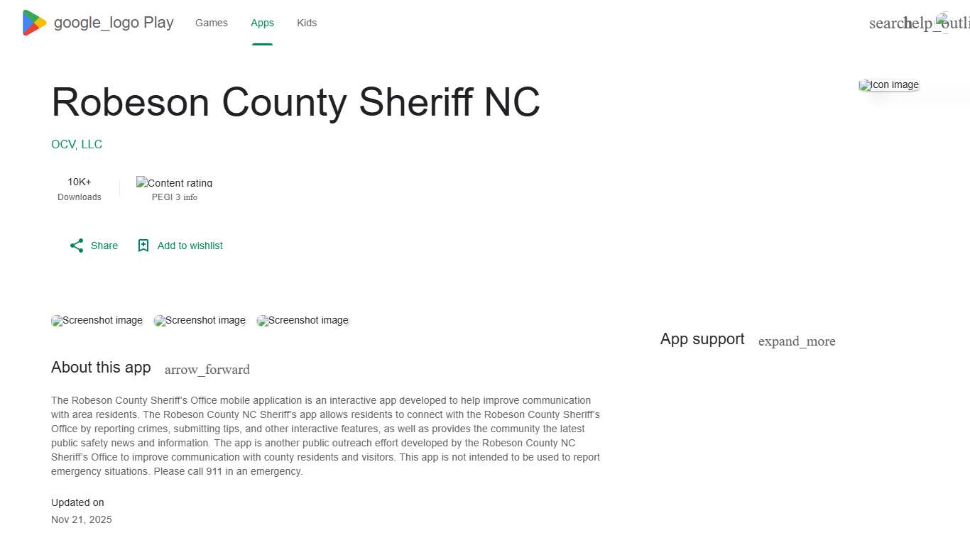 Robeson County Sheriff NC - Apps on Google Play